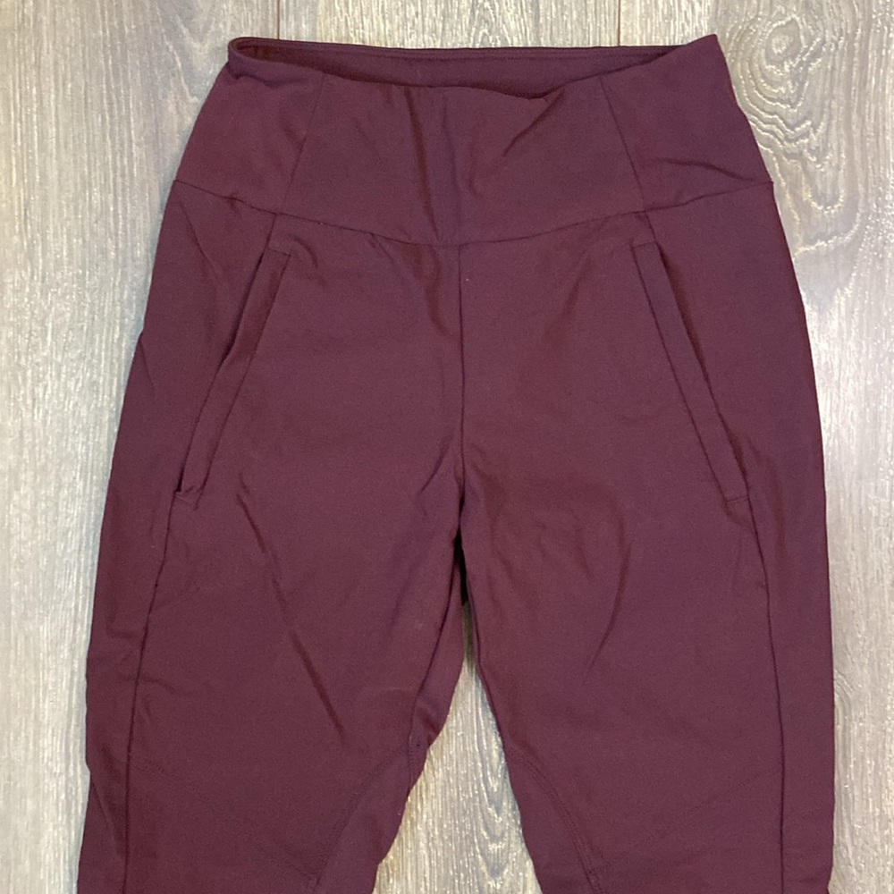 Athleta Headlands Hybrid Trek Tight- Purple- Women Sz 0 - Picture 2 of 6